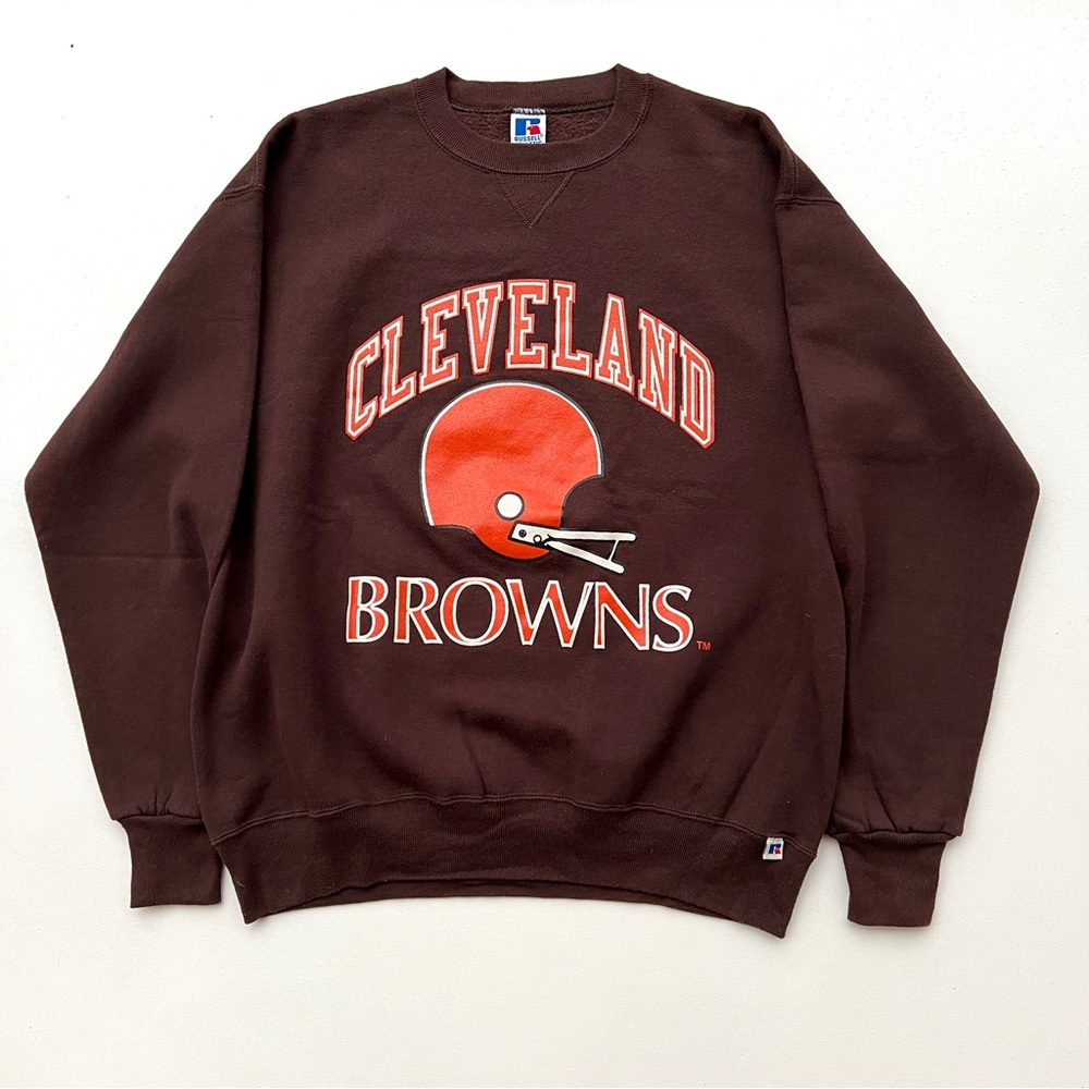 Vintage Russell Athletic Cleveland Browns Crewneck Sweater
